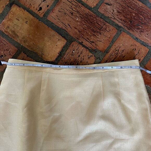 John Meyer of Norwich Yellow Set Skirt Blazer - Picture 10 of 13